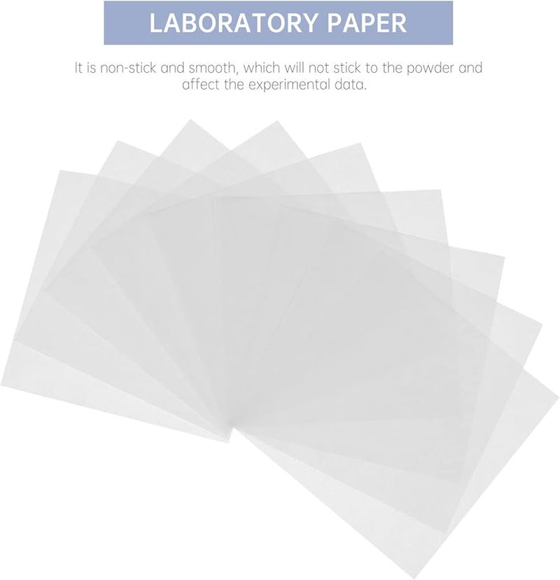 Laboratory Weighing Paper Sheets 90x90mm 500 Sheets High Gloss for Scale Measurement - Image 4